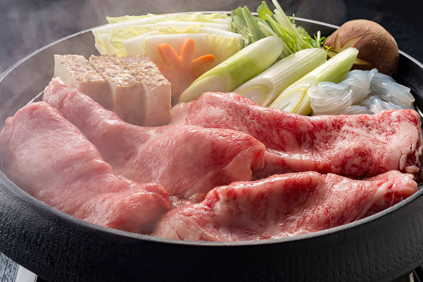 Halal Wagyu beef for Sukiyaki